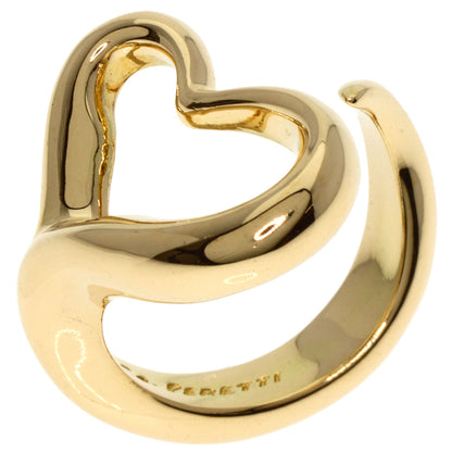 TIFFANY&Co. Open heart Ring K18 Yellow Gold Ladies [Used]