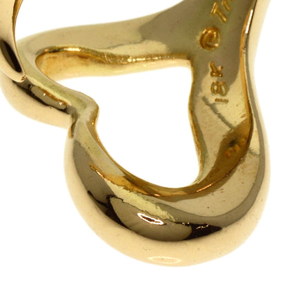 TIFFANY&Co. Open heart Ring K18 Yellow Gold Ladies [Used]