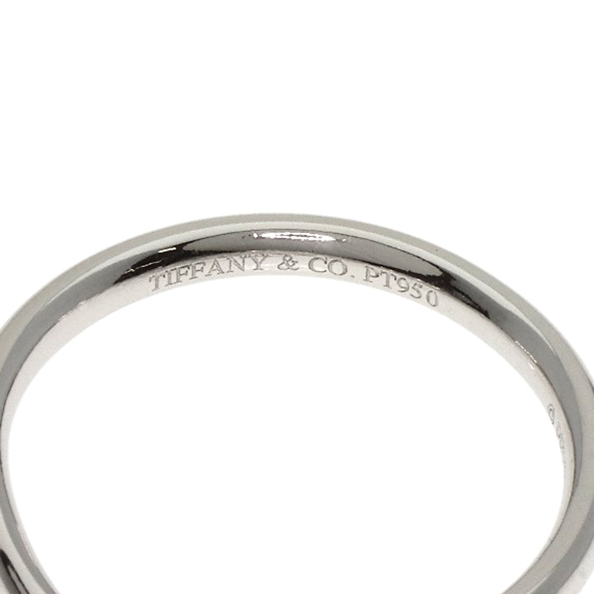 TIFFANY&Co.   Curved band Ring  Platinum PT950 Ladies  [’†ŒÃ]