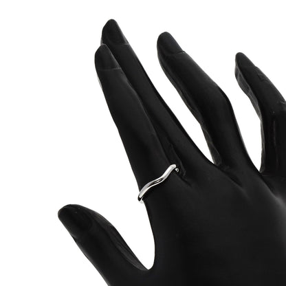 TIFFANY&Co.   Curved band Ring  Platinum PT950 Ladies  [’†ŒÃ]