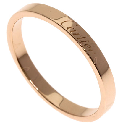 CARTIER Engraved #69 Ring K18 Pink Gold unisex [Used]