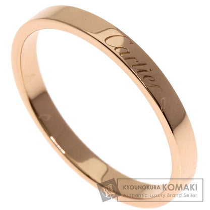 CARTIER Engraved #69 Ring K18 Pink Gold unisex [Used]