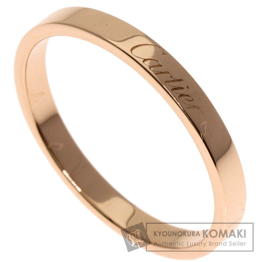 CARTIER Engraved #69 Ring K18 Pink Gold unisex [Used]