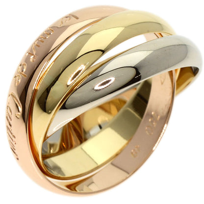 CARTIER Trinity #49 Ring K18 Yellow Gold 18K Pink GoldLadies [Used]