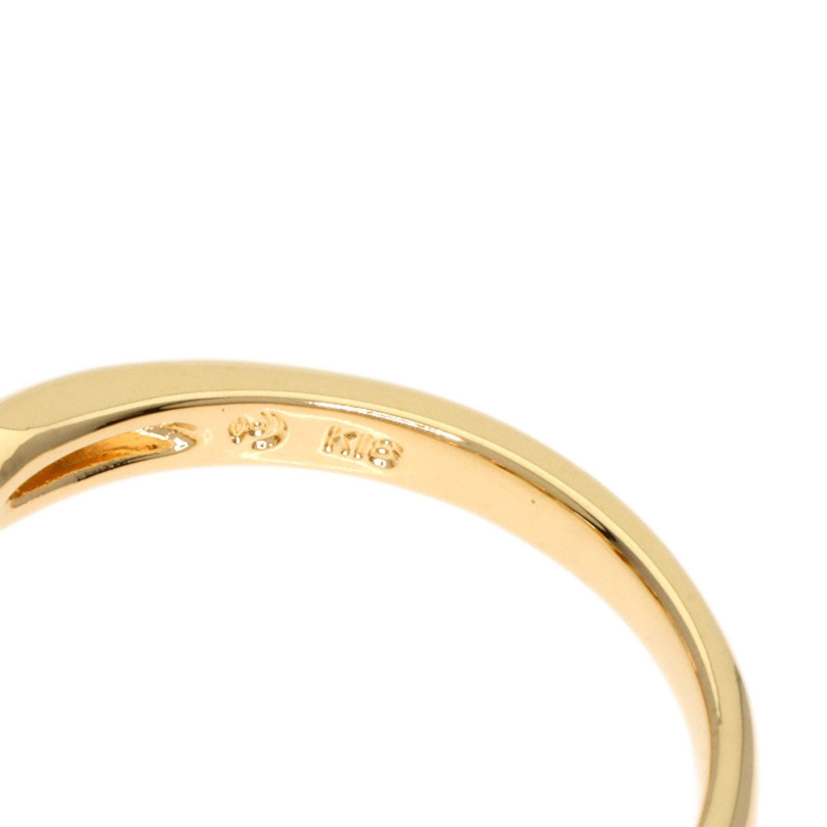 TASAKI Pearl Pearl Diamond Ring K18 Yellow Gold Ladies [Used]