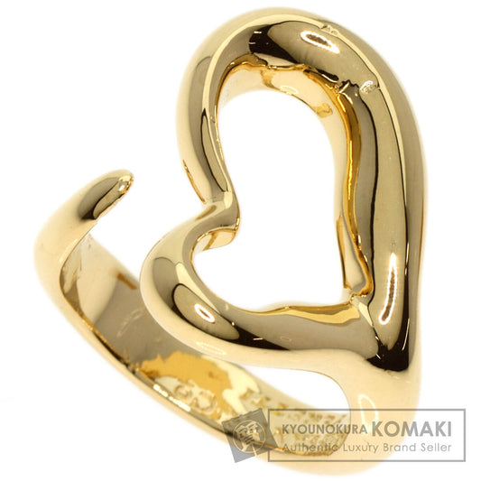 TIFFANY&Co. Open heart Ring K18 Yellow Gold Ladies [Used]