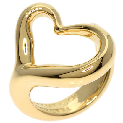 TIFFANY&Co. Open heart Ring K18 Yellow Gold Ladies [Used]