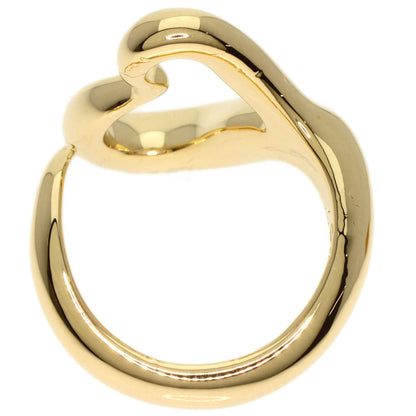TIFFANY&Co. Open heart Ring K18 Yellow Gold Ladies [Used]