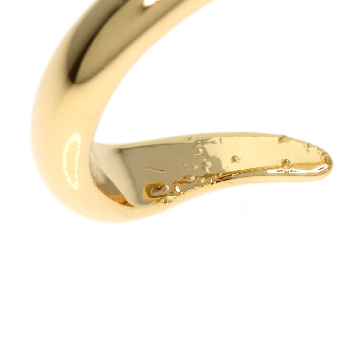 TIFFANY&Co. Open heart Ring K18 Yellow Gold Ladies [Used]