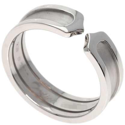 CARTIER C2 Ring #60 Ring K18 White Gold Ladies [Used]