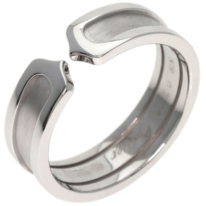 CARTIER C2 Ring #60 Ring K18 White Gold Ladies [Used]