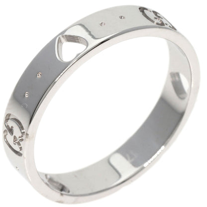 GUCCI Icon Amor #17 Ring K18 White Gold Ladies [Used]