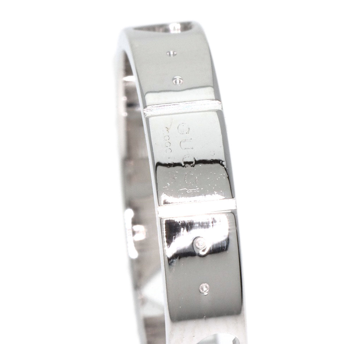 GUCCI Icon Amor #17 Ring K18 White Gold Ladies [Used]