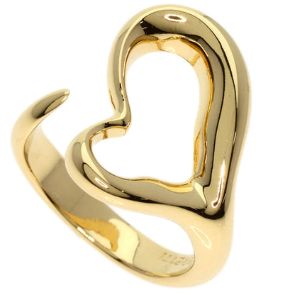 TIFFANY&Co. Open heart Ring K18 Yellow Gold Ladies [Used]