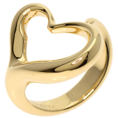 TIFFANY&Co. Open heart Ring K18 Yellow Gold Ladies [Used]