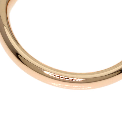 TIFFANY&Co. Curved Band 1P Diamond Ring K18 Pink Gold Ladies [Used]