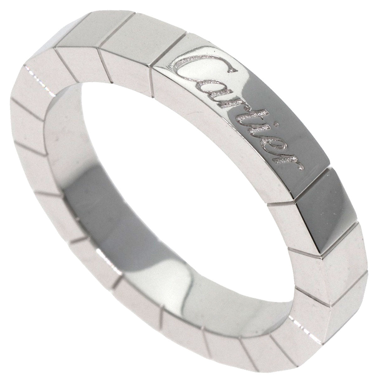 CARTIER Lanier # 47 Ring K18 White Gold Ladies [Used]