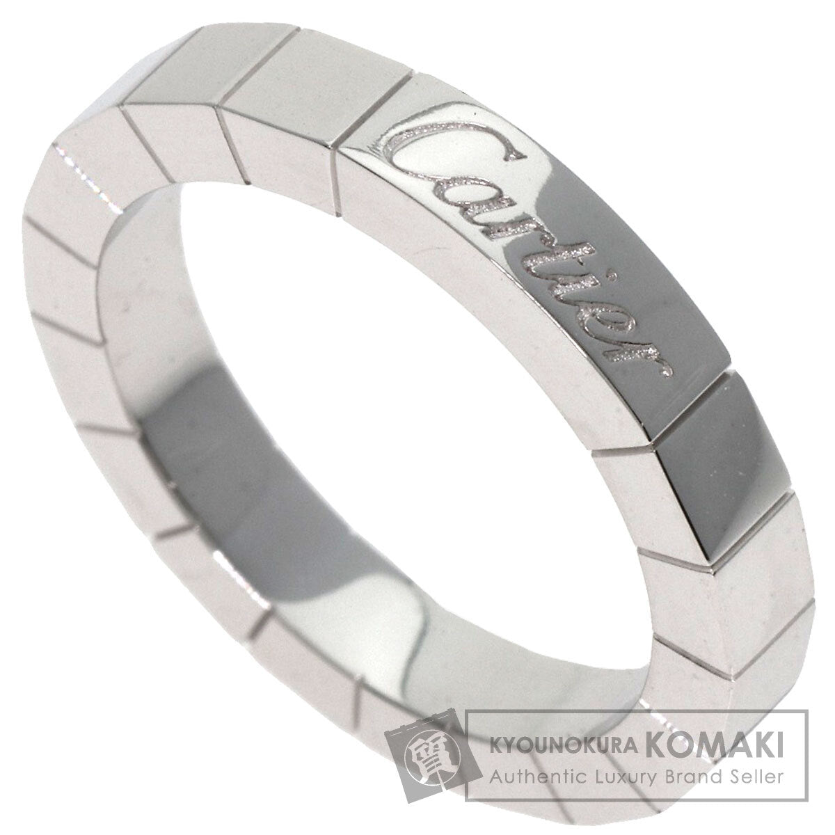 CARTIER Lanier # 47 Ring K18 White Gold Ladies [Used]
