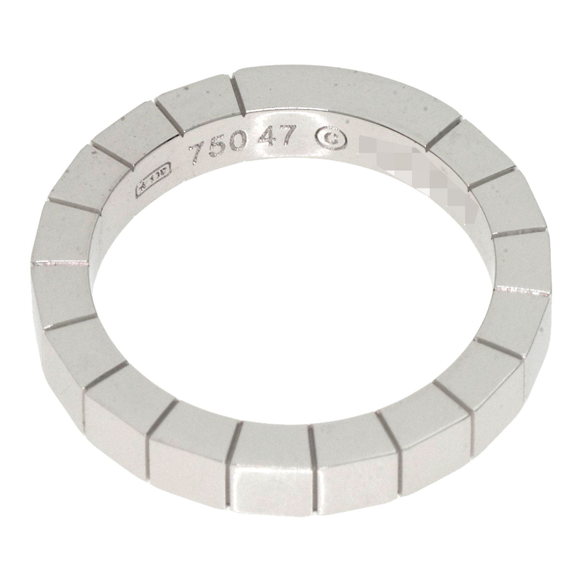 CARTIER Lanier # 47 Ring K18 White Gold Ladies [Used]