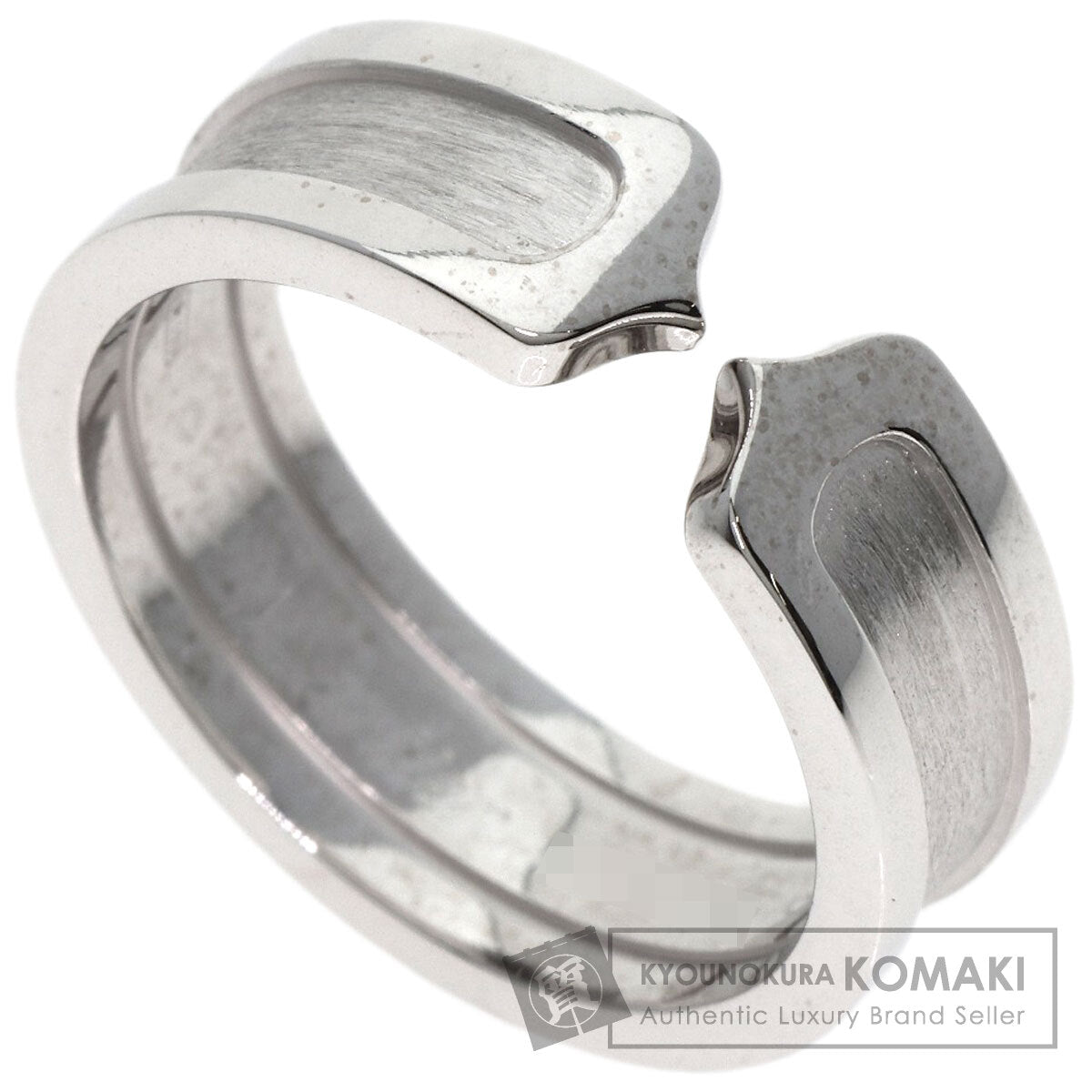 CARTIER C2 #54 Ring K18 White Gold Ladies [Used]