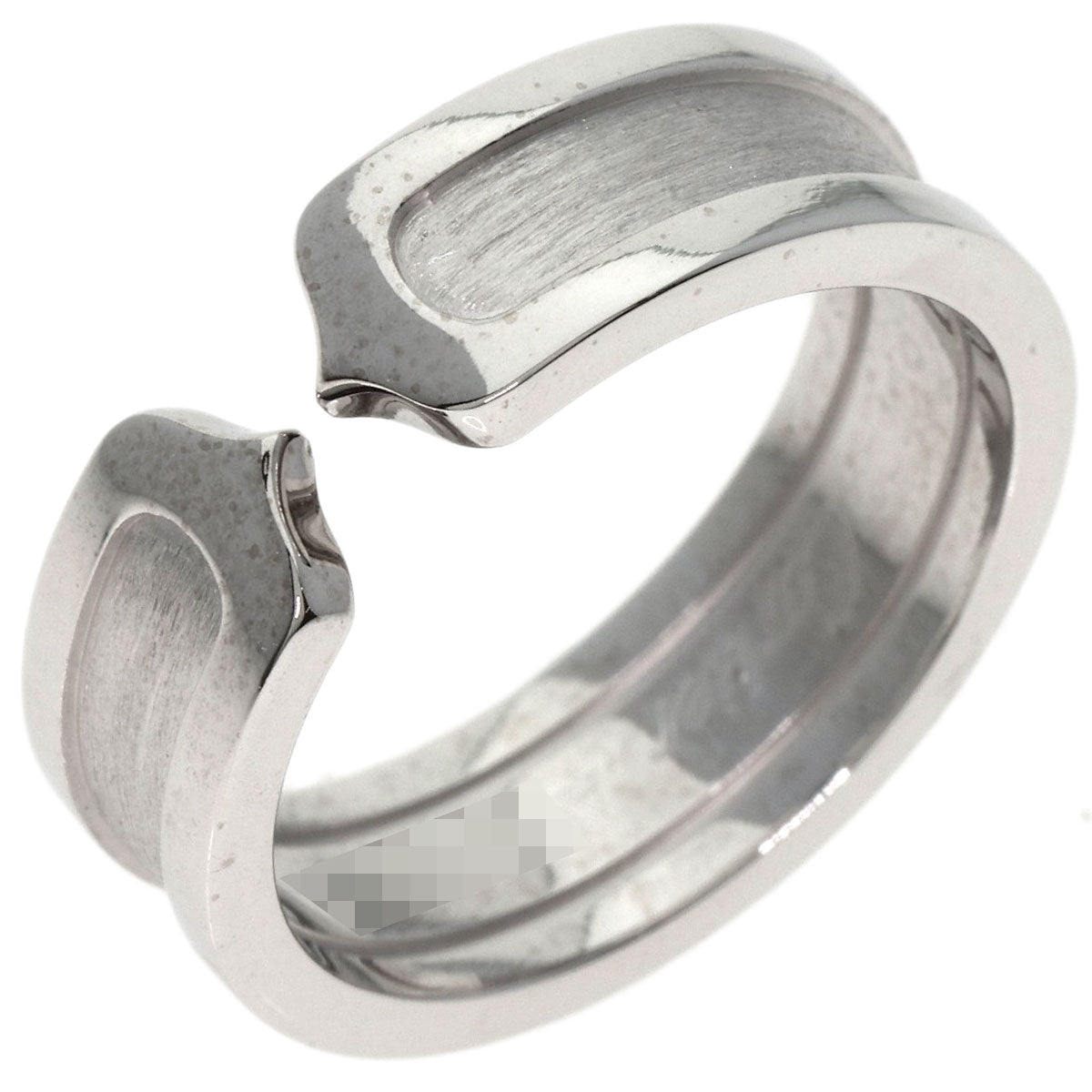 CARTIER C2 #54 Ring K18 White Gold Ladies [Used]
