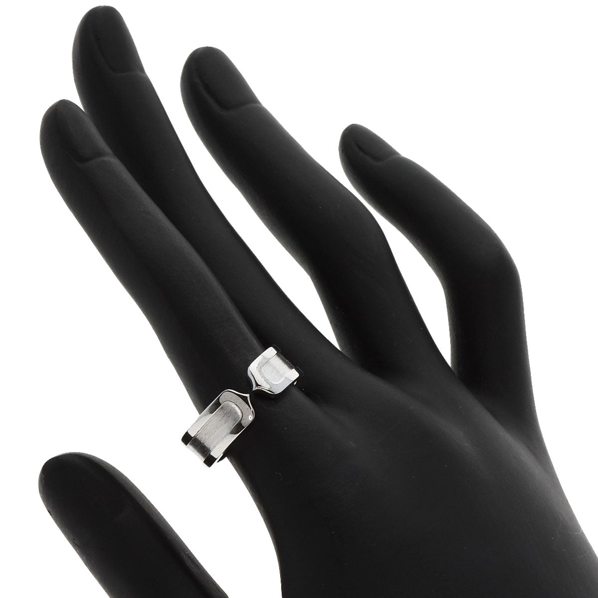 CARTIER C2 #54 Ring K18 White Gold Ladies [Used]