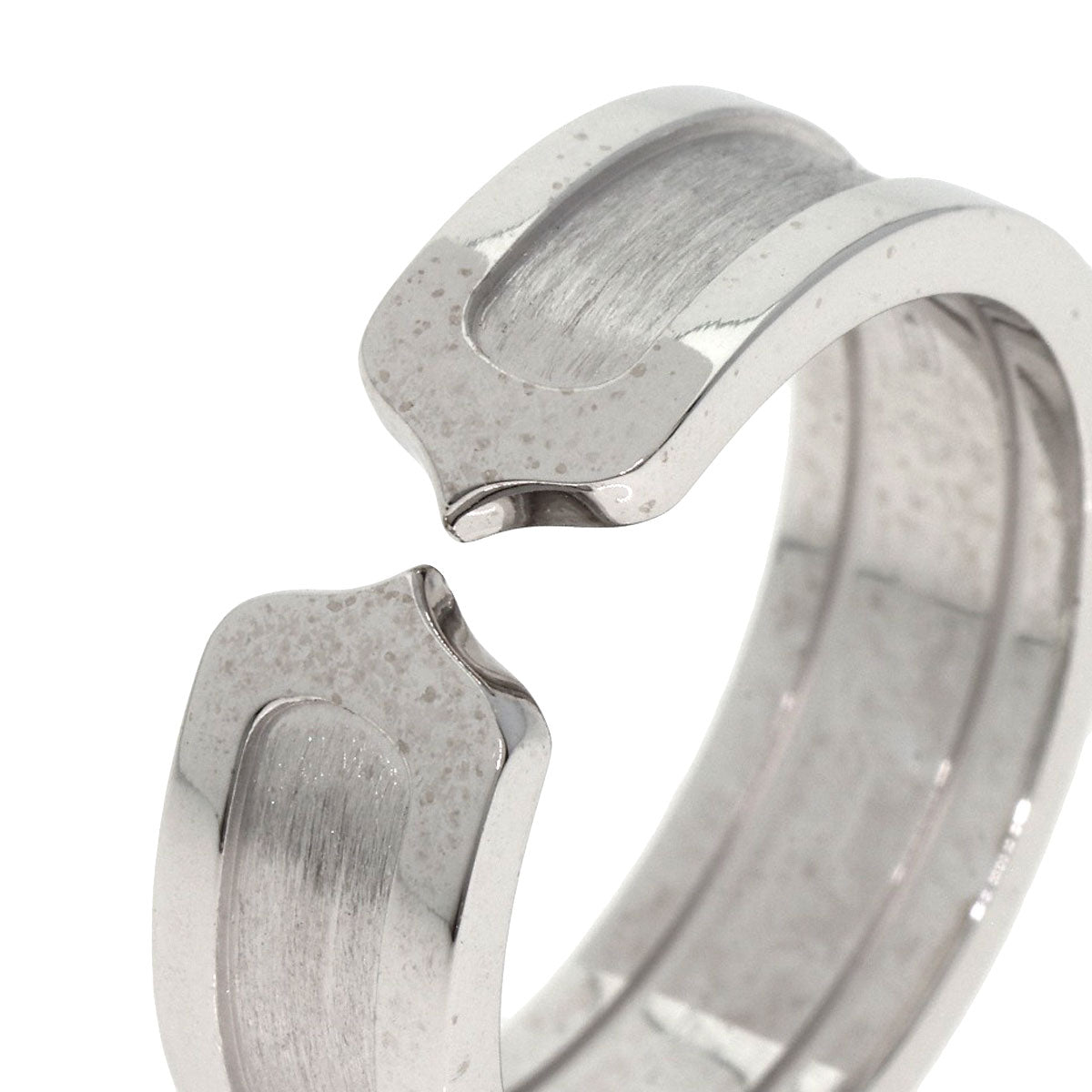CARTIER C2 #54 Ring K18 White Gold Ladies [Used]