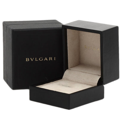 BVLGARI Double logo Diamond Ring K18 White Gold Ladies [Used]