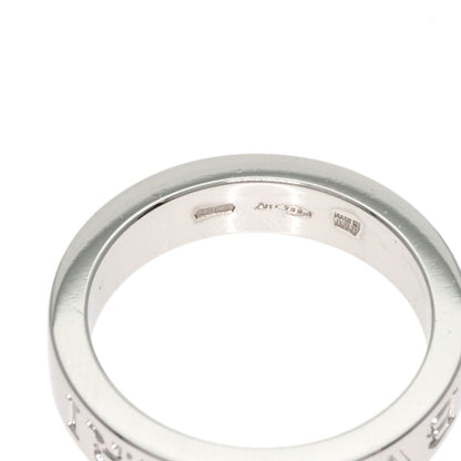 BVLGARI Double logo Diamond Ring K18 White Gold Ladies [Used]