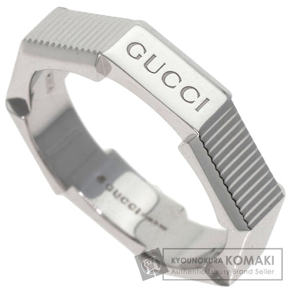 GUCCI Link to Love #12 Ring K18 White Gold Ladies [Used]