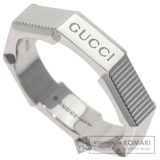 GUCCI Link to Love #12 Ring K18 White Gold Ladies [Used]