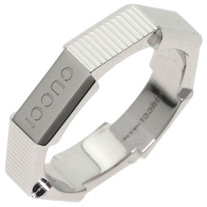 GUCCI Link to Love #12 Ring K18 White Gold Ladies [Used]