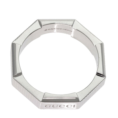 GUCCI Link to Love #12 Ring K18 White Gold Ladies [Used]