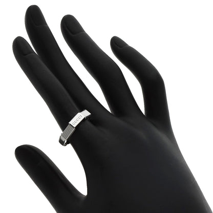 GUCCI Link to Love #12 Ring K18 White Gold Ladies [Used]