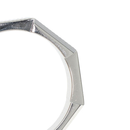GUCCI Link to Love #12 Ring K18 White Gold Ladies [Used]