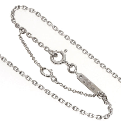 CARTIER C heart Necklace K18 White Gold Ladies [Used]