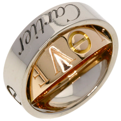 CARTIER secret love ring #47 Ring K18 White Gold 18K Pink GoldLadies [Used]