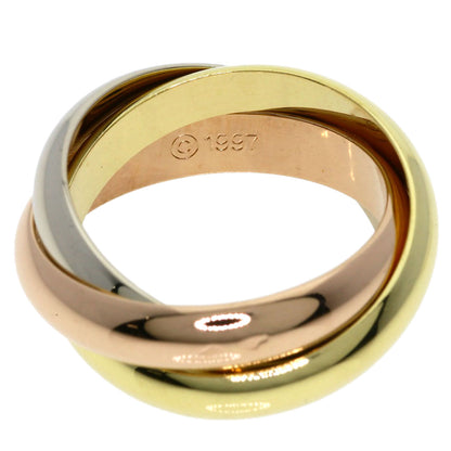CARTIER Trinity #51 Ring K18 Yellow Gold K18 White GoldLadies [Used]