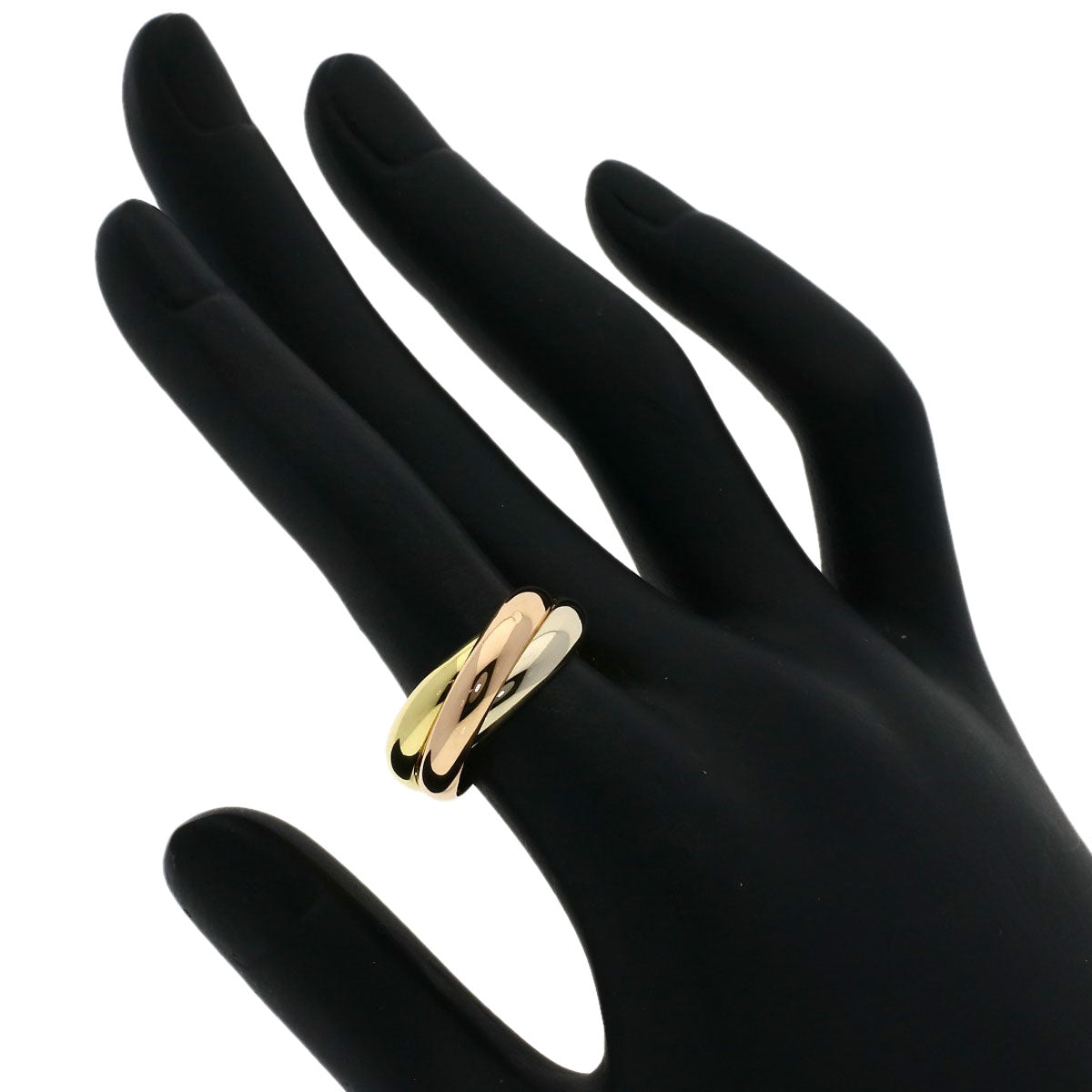 CARTIER Trinity #51 Ring K18 Yellow Gold K18 White GoldLadies [Used]