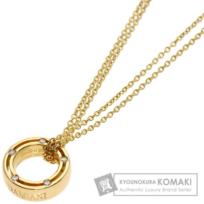 Damiani   Necklace D-Side WChain Diamond K18 Yellow Gold Ladies
