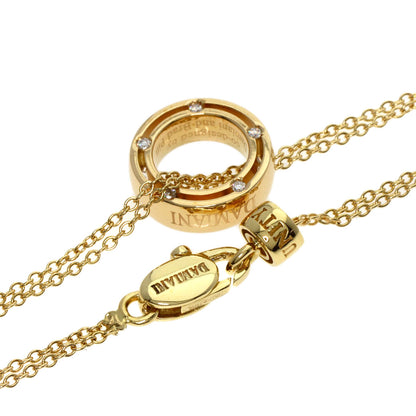 Damiani   Necklace D-Side WChain Diamond K18 Yellow Gold Ladies