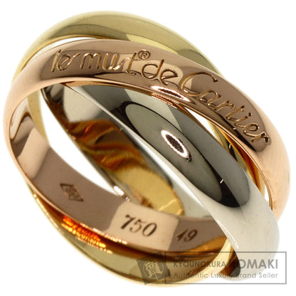 CARTIER Trinity #49 Ring K18 Yellow Gold K18 White GoldLadies [Used]