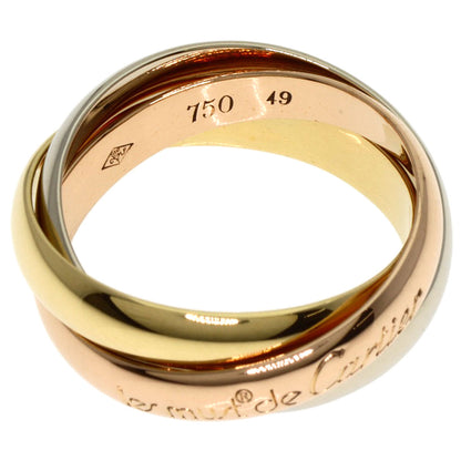 CARTIER Trinity #49 Ring K18 Yellow Gold K18 White GoldLadies [Used]