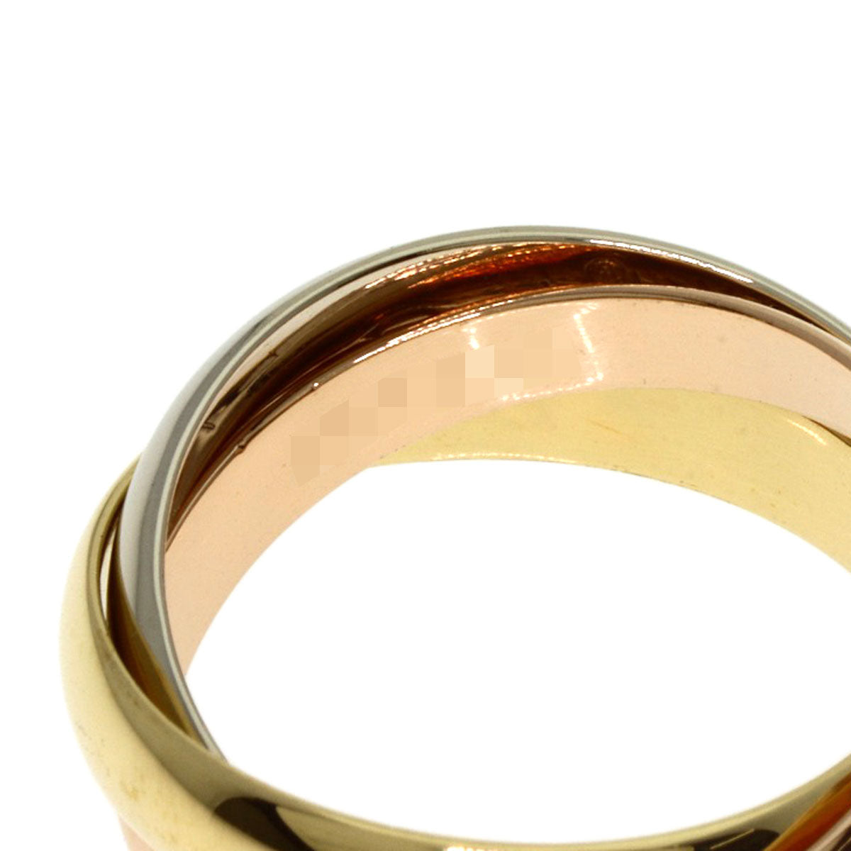 CARTIER Trinity #49 Ring K18 Yellow Gold K18 White GoldLadies [Used]