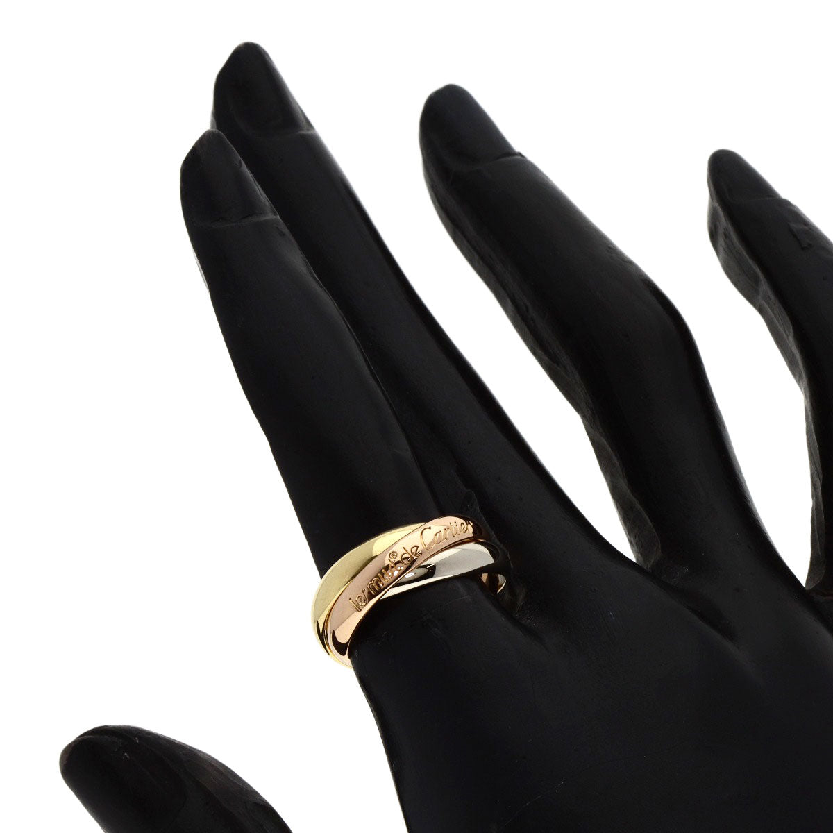 CARTIER Trinity #49 Ring K18 Yellow Gold K18 White GoldLadies [Used]