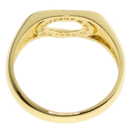 TIFFANY&Co. Open heart Ring K18 Yellow Gold Ladies [Used]