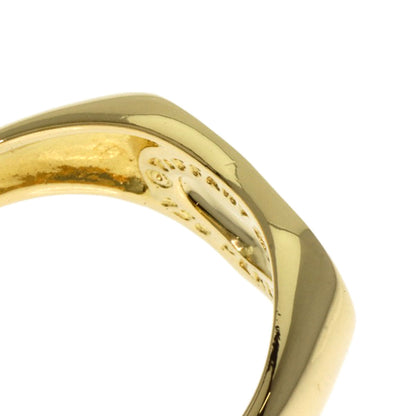 TIFFANY&Co. Open heart Ring K18 Yellow Gold Ladies [Used]