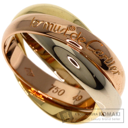 CARTIER Trinity #49 Ring K18 Yellow Gold K18 White GoldLadies [Used]