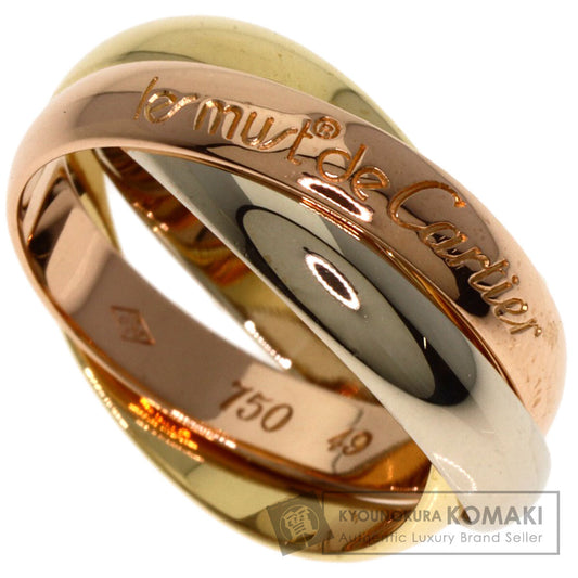 CARTIER Trinity #49 Ring K18 Yellow Gold K18 White GoldLadies [Used]