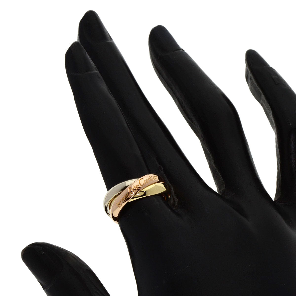 CARTIER Trinity #49 Ring K18 Yellow Gold K18 White GoldLadies [Used]
